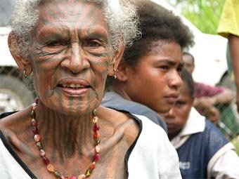 Papua New Guinea Tribal Tattoos