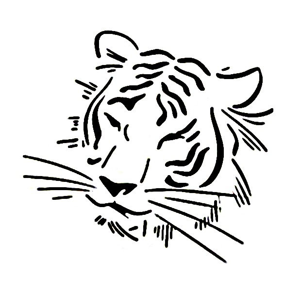 tygrys tatuaż