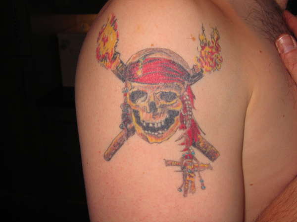 tatuaż piraci z karaibów