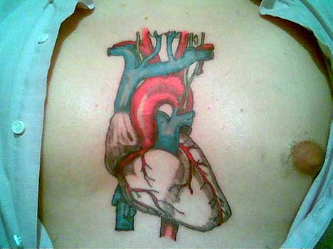 tatuaże serce wygląd