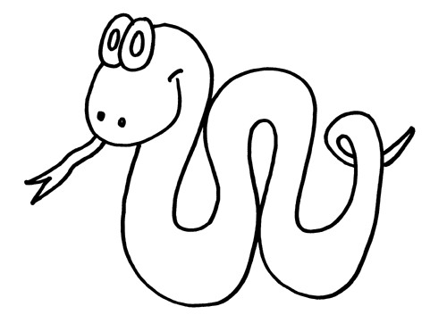 zabawny wąż