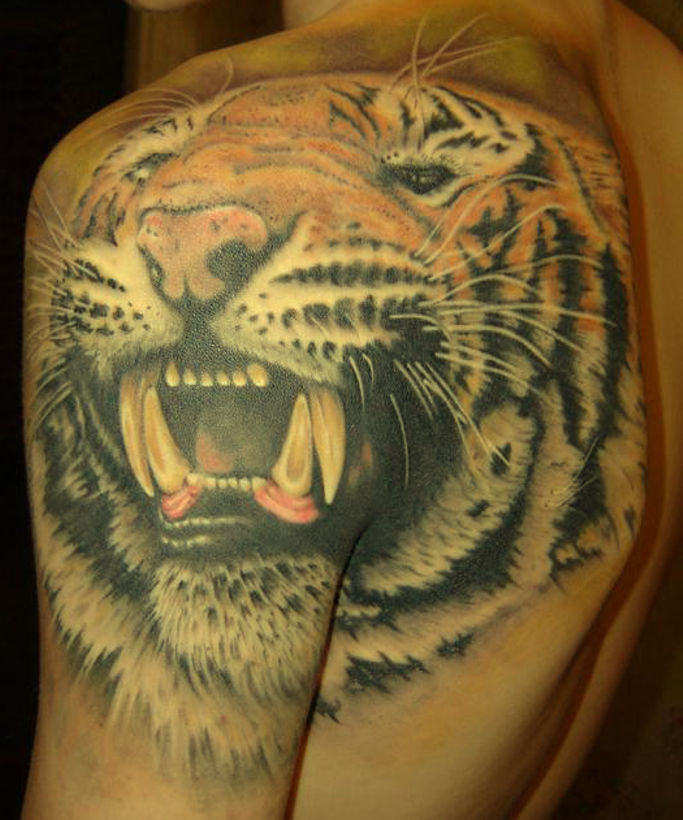big tiger tattoo