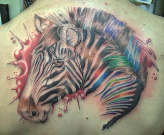 tattoo zebra