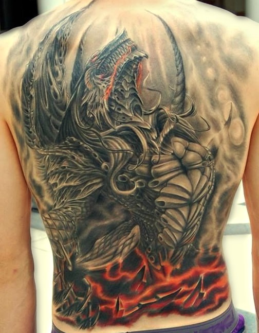 amazing tattoo dragon