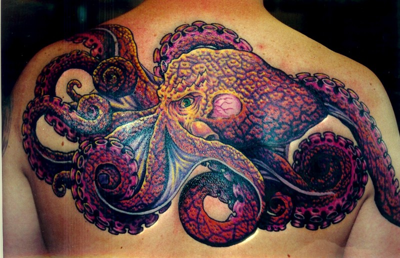 amazing octopus tattoo