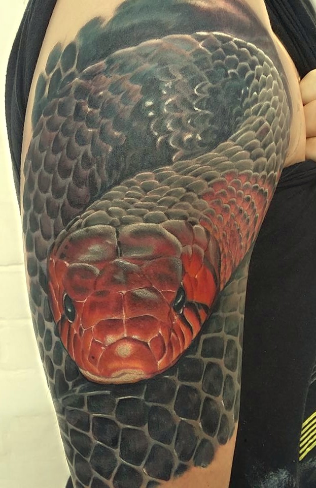 amazing tattoo snake
