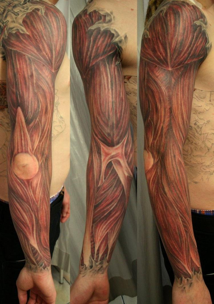 Muscle Armsleeve tattoo