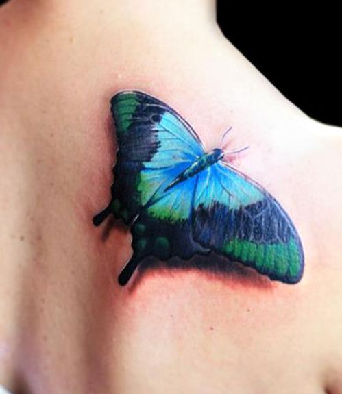 amazing butterfly tattoo