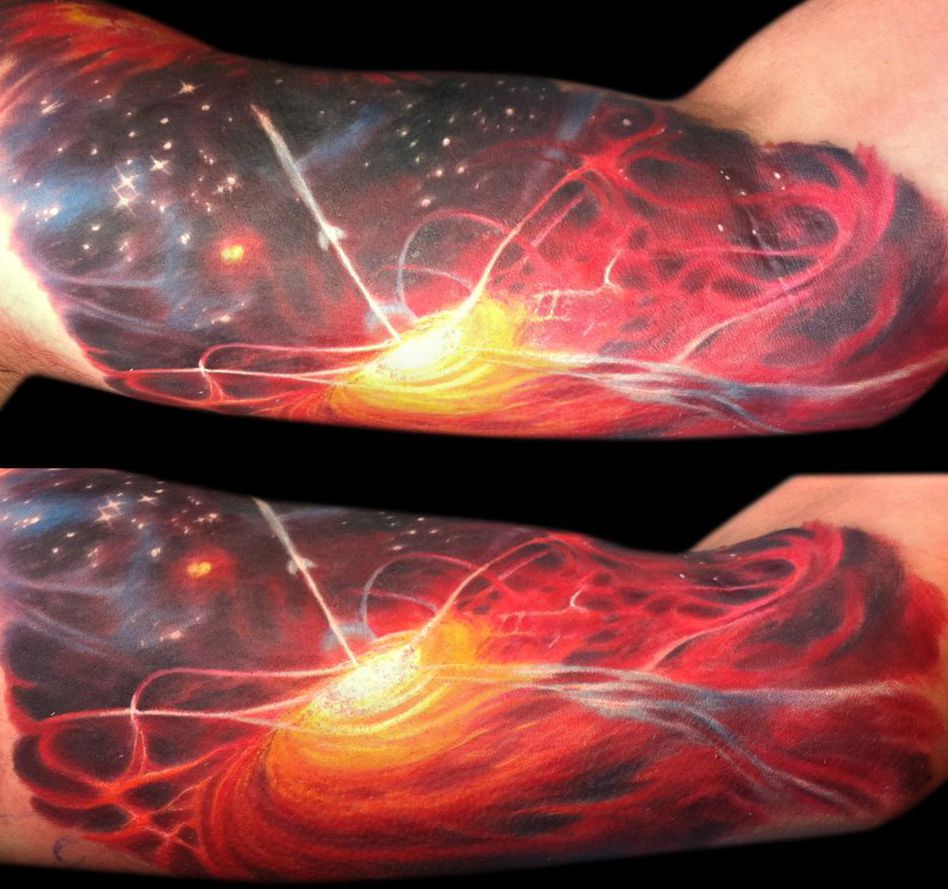 space tattoo design