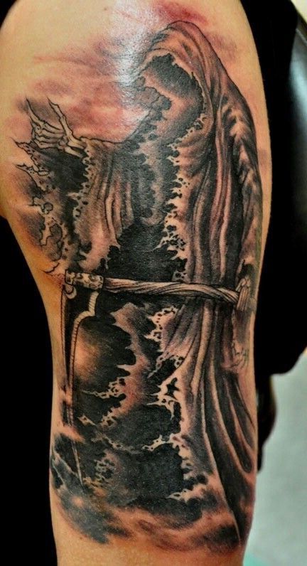 grim reaper - dark tattoo