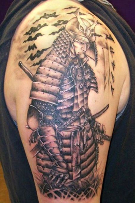 smaurai tattoo on arm