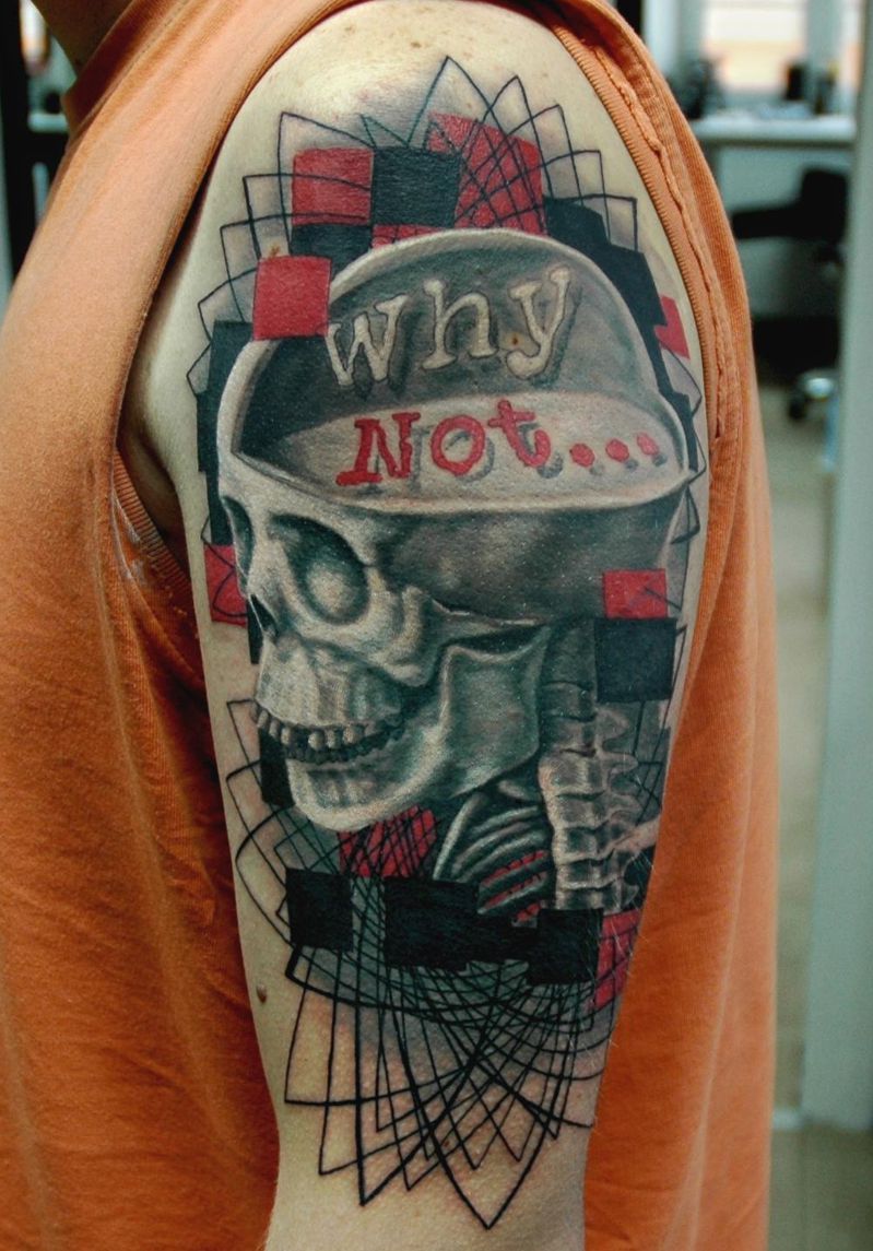 Why Not | skull tattoo