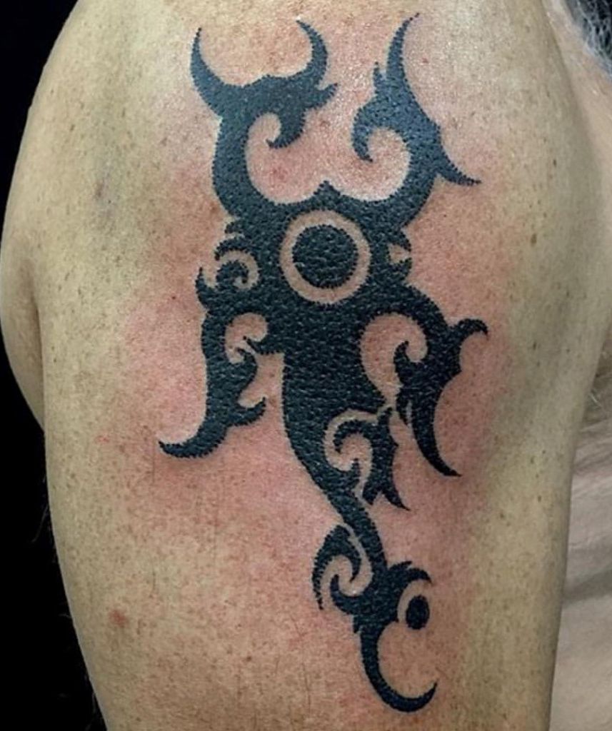 scorpio tattoo tribal for men