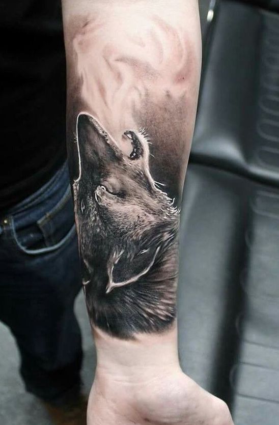 wolf amazing tattoo