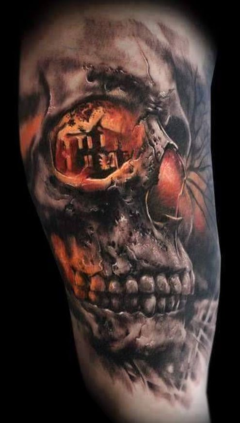skull nice tattoo