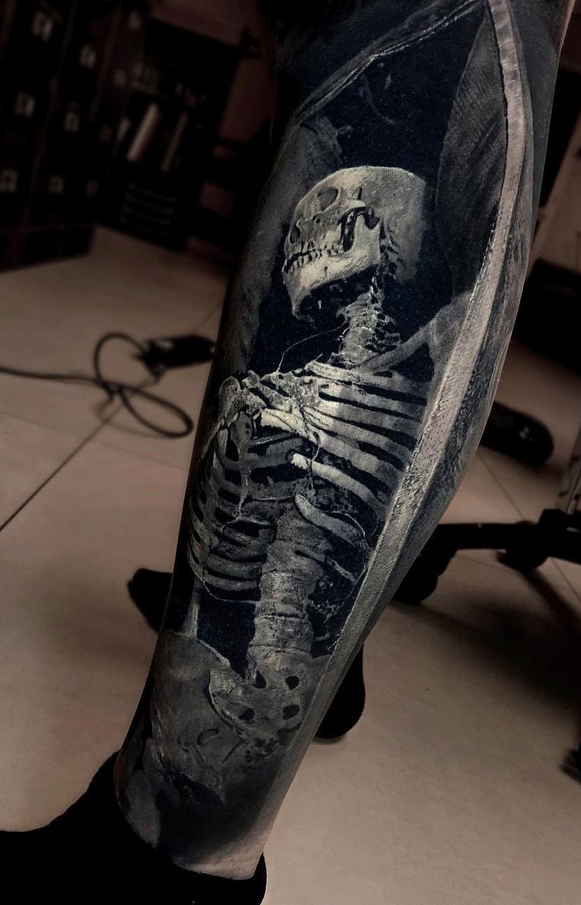 Tattoo Realistic Skeleton