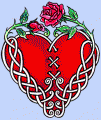 serce oplecione różami