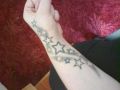 tatuaże gwiazdki na ręce