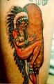 tatuaż indianin