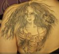 kobieta demon tatuaż