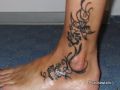 tatuaże na stopie