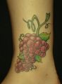 tatuaże winogrona