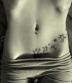 star tattoos on your stomach