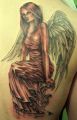 angel women tattoo