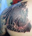 back koi fish tattoo