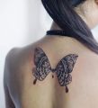 tattoos butterfly on back