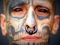 extreme face tattoo