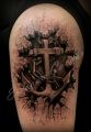 kotwica tatuaż 3d dla marynarza