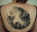 circle of birds tattoo