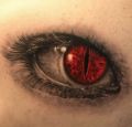 red eye tattoo