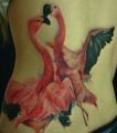 flamingi tatuaże