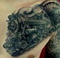 train tattoo