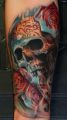 amazing tattoos skull and roses