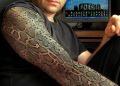 tattoo snake skin