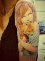 tattoo girl and fox