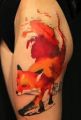 red fox tattoo