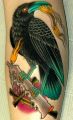 crow tattoo design