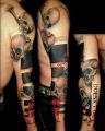 skull arm tattoo