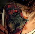 tattoo wolf 54