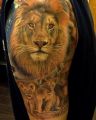lwy tatuaże