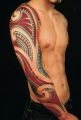 amazing tribal tattoo on arm