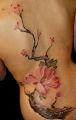 tattoo flower on back