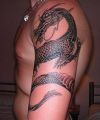 dragon tattoo on sleeve