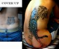 cover up tattoo tiger
