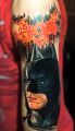 batman arm tattoo