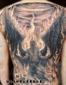 angel flame tattoo